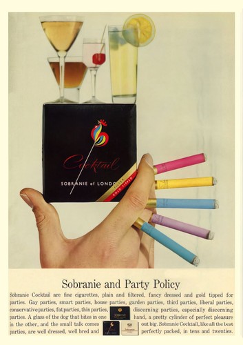 Pubblicità sobranie sigarette - sobranie,
