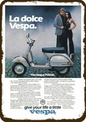 Vespa p200e 1979 scooter moto - p200e,