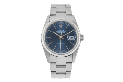 Rolex datejust blue dial - datejust,