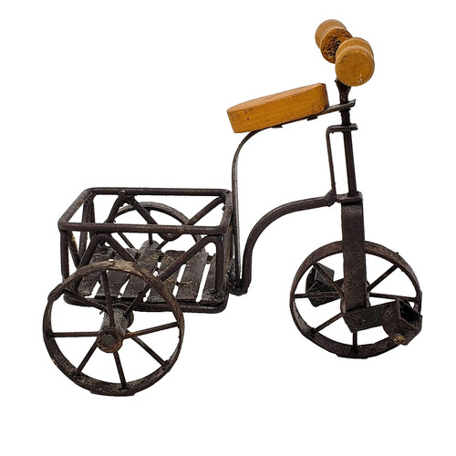 Triciclo scultura metallo - triciclo,