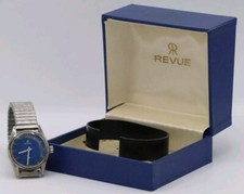 Revue Orologio Vintage Uomo Ø 32 A Carica Manuale Funzionante