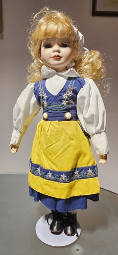 Bambola vintage ceramica - bambola,