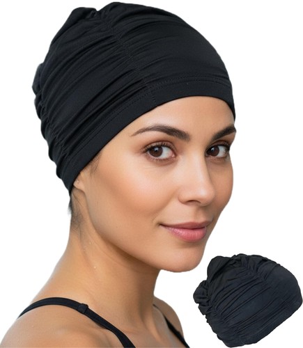 Bonnet piscine cheveux longs - bonnet,