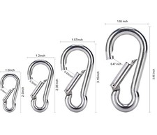 T316 Moschettone Acciaio Inox