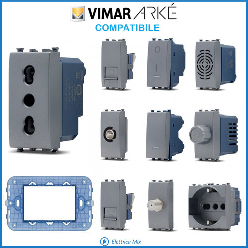 Vimar arke grigio compatibile - vimar,