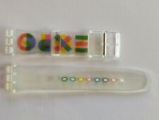 SWATCH Strap x NEW GENT EXPO GHOST SUOK111N- 2015 - new Cinturino band