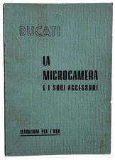 Ducati Sogno Simplex italian camera Italy Book la Microcamera e i suo accessori