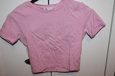 Top maglia donna Zara rosa xs