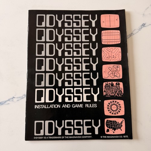 Magnavox odyssey 1972 - odyssey, libretto