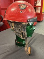 Casco moto da corsa vintage anni 40-50 NSU tedesco Neckarsulm originale