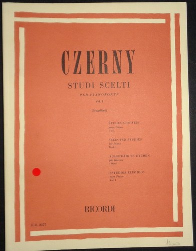 Czerny studi scelti - scelti, per