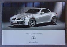 MERCEDES BENZ CLASSE SLK EDITION 10 orig 2007 UK Mkt brochure vendita