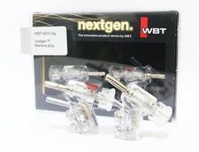 Connettore a banana WBT 0610ag 0610 argento rosso bianco spina *4pz/1set  