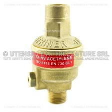 VALVOLA di SICUREZZA 3/8 ACETILENE PROPANO per RIDUTTORE DI PRESSIONE OSSITAGLIO
