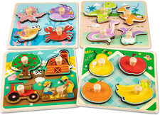 Puzzle Legno Bambini 1 Anno, 4