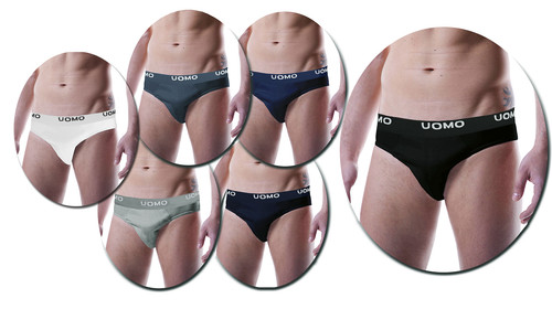 Pack slip uomo in - 10, da
