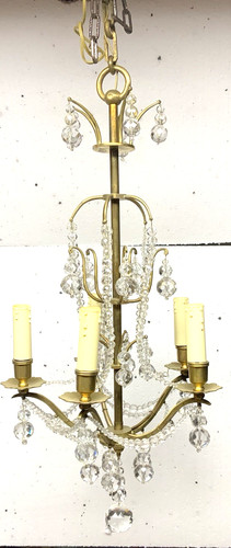 Antico lampadario coprilampada - lampadario,