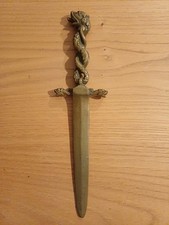 ANTICO TAGLIACARTE IN BRONZO