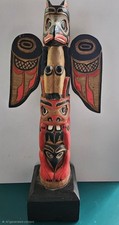  Totem vintage in legno