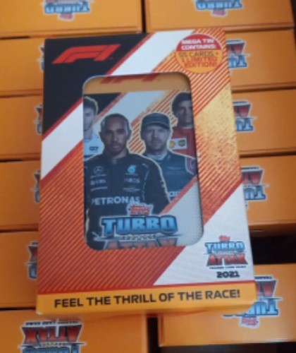 Topps mega tin turbo attax - tin, f1