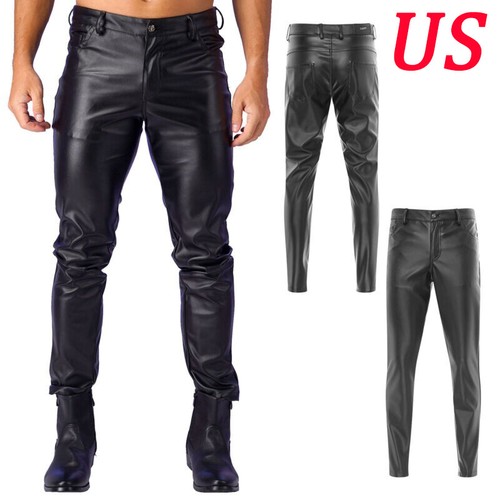 Collant uomo pantaloni pelle