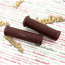 Coppia manopole marroni per