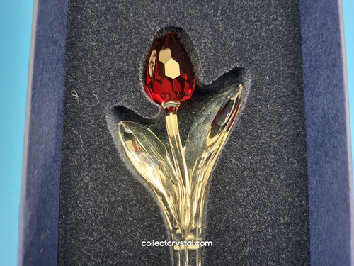 Swarovski crystal red - swarovski, tulip