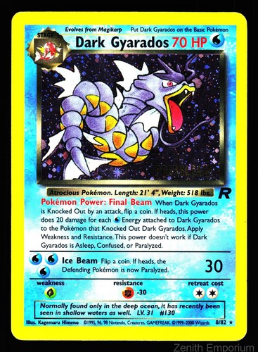 Dark gyarados - gyarados, (prerelease)