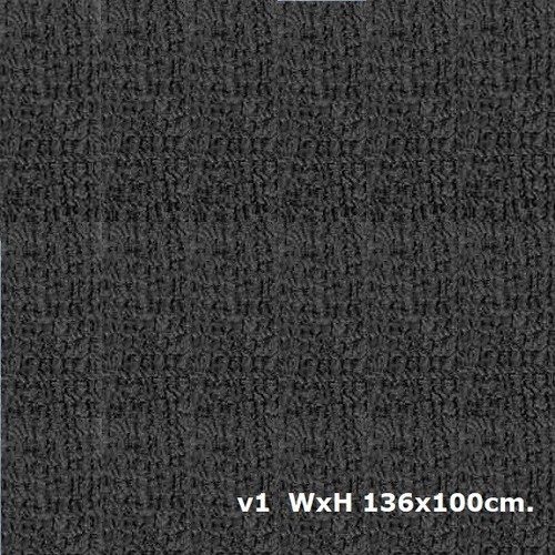 Black basket tolex covering - black,