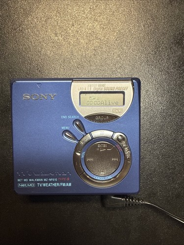 Sony nf610 walkman types - mz-nf610, md