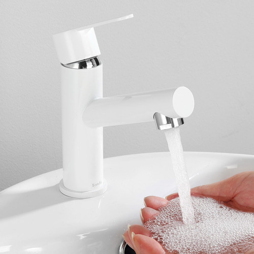 Rubinetto lavabo bianco per - lavabo,