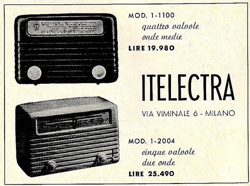 Pubblicita 1951 itelectra - pubblicita',