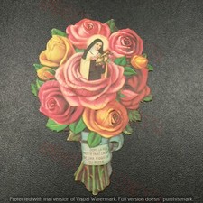 Santino Antico Con Preghiera Santa Teresa / Carolus Salotti Fede Popolo Ravenna