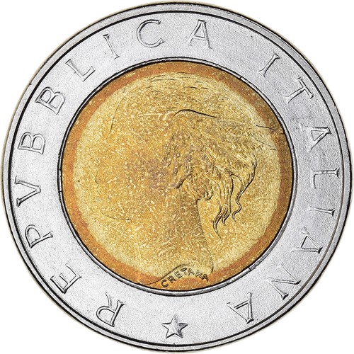 1034771 moneta italia 500 - [#1034771], italia,