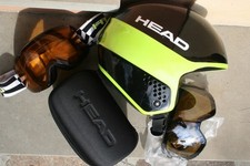 casco da sci Head Stivot Race L con maschera Head 2 lenti e custodia