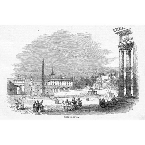Roma piazza del popolo - del,