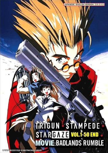 Dvd anime trigun stampede - anime,