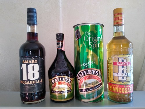 Stock liquori vintag amaro - liquori, e
