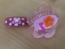 accessori bambina barbie fermaglio e spazzola rosa