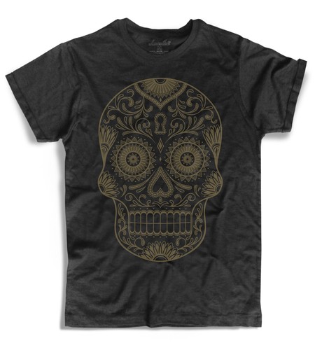 Shirt uomo nera teschio - t-shirt,