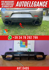 ?ART. 0405 DIFFUSORE ALFA  ROMEO  GIULIETTA LOOK QUADRIFOGLIO NERO LUCIDO?