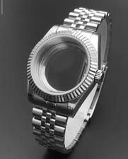 Cassa Orologio Uomo 36mm Zaffiro - per Seiko NH35/36/38/39. Acciaio 316L