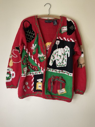 Cardigan maglione natalizio