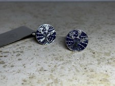 Coppia di Gemelli e Fermacravatta in Metallo smaltato POLIZIA DI STATO