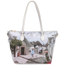 YNot shopping bag con tracolla stampa Alice in Trulli YES396S4 SALDI -50