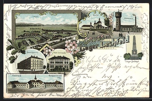 Litografia lager lechfeld - lager,