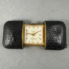 Laco Travel Watch US Pat 2640668 1950s Manual Wind Similar to Movado Ermeto