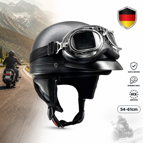 Casco retrò mezza calotta - casco,