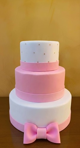 Torta scenografica rosa - torta,