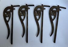 Set 4 aste per tende vintage